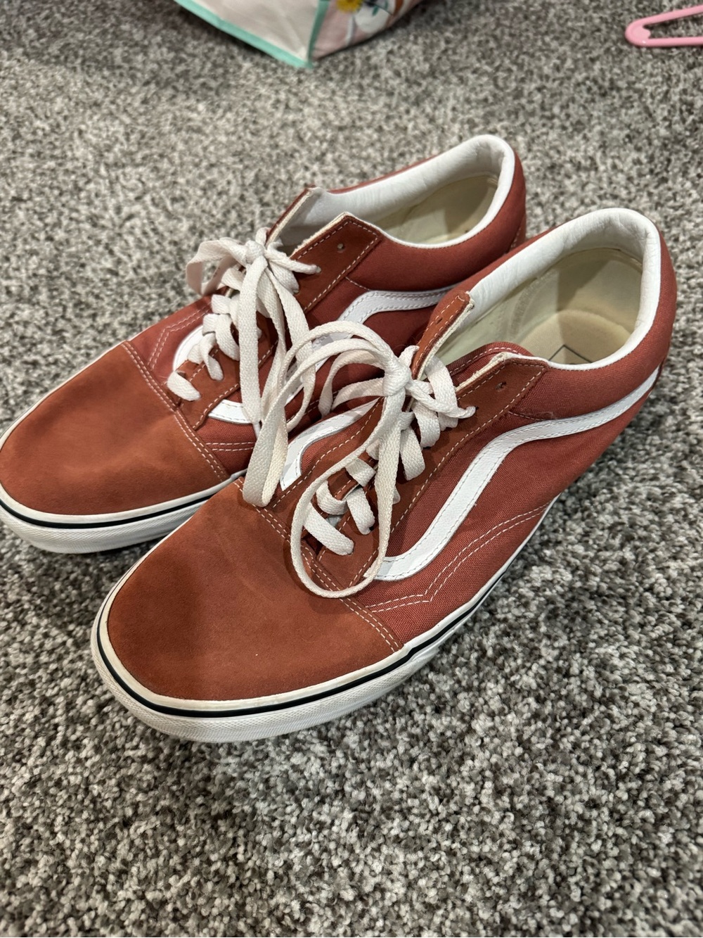 Vans Men's Old Skool Rust with White Stripe